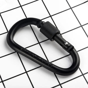 Planet Gates black Tactical Carabiner Tourist Carabin Clip Keys Keychain Set Aluminum Alloy Camping Survival Buckle Multi Tool Key Holder