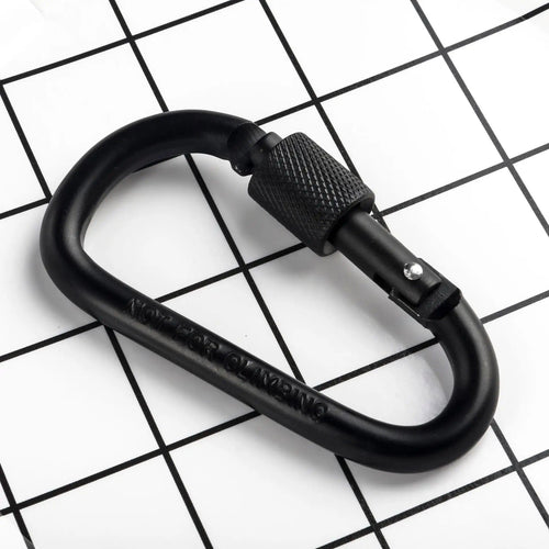 Planet Gates black Tactical Carabiner Tourist Carabin Clip Keys Keychain Set Aluminum Alloy Camping Survival Buckle Multi Tool Key Holder