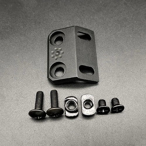 Planet Gates Black Tactical M300 M600 Flashlight Base MLOK Side Mounting Bracket Rail CNC Metal Base Flashlight Stand Hunting Accessories