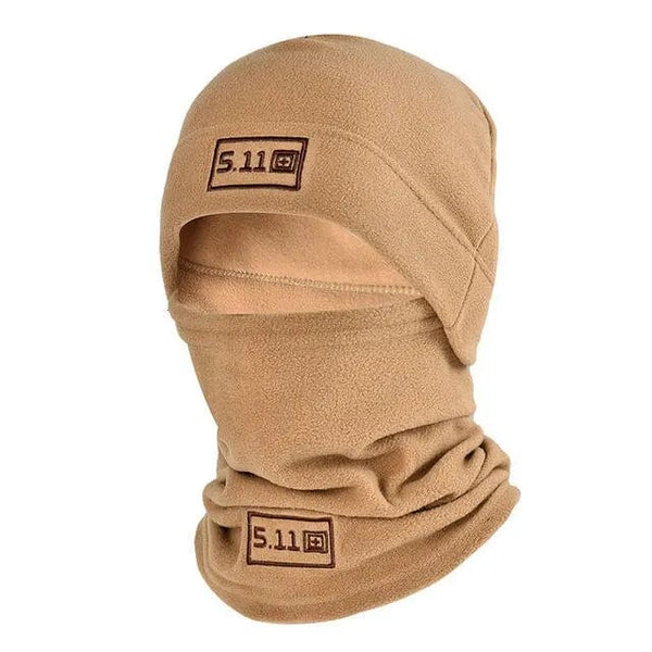 Planet Gates Black Tactical Military Fleece Hat&Scarf Set Thermal Head Cover Winter Warm Balaclava Face Mask Sports Cycling Bonnet Neck Protector