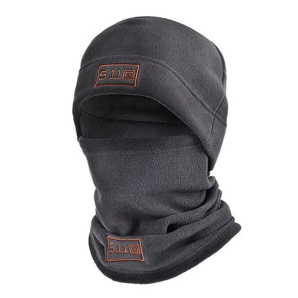 Planet Gates Black Tactical Military Fleece Hat&Scarf Set Thermal Head Cover Winter Warm Balaclava Face Mask Sports Cycling Bonnet Neck Protector