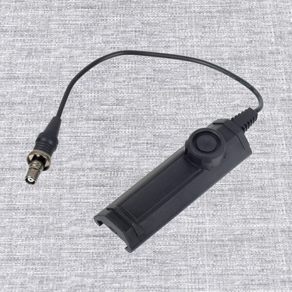 Planet Gates Black Tactical Pressure Dual Function Remote Swich SF Plug Fit SureFire M300 M600 Weapon Flashlight Constant Momentary 20mm Rail