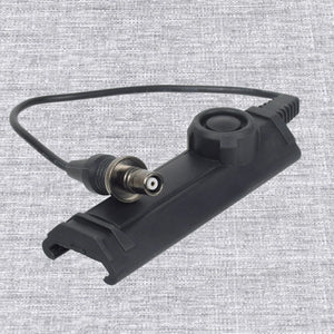 Planet Gates Black Tactical Pressure Dual Function Remote Swich SF Plug Fit SureFire M300 M600 Weapon Flashlight Constant Momentary 20mm Rail