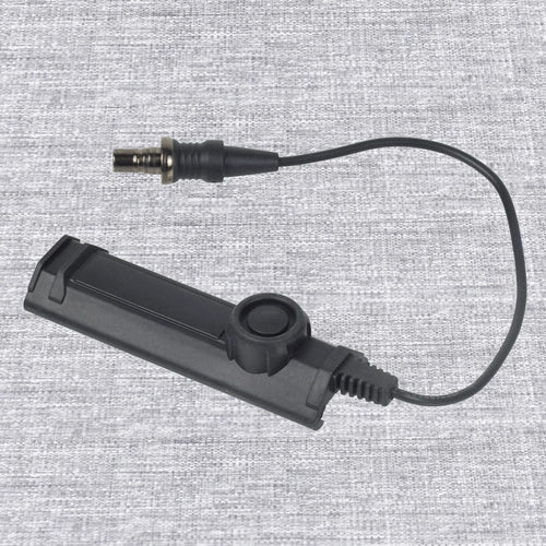 Planet Gates Black Tactical Pressure Dual Function Remote Swich SF Plug Fit SureFire M300 M600 Weapon Flashlight Constant Momentary 20mm Rail