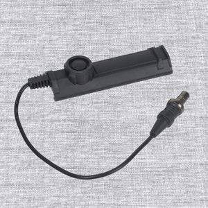 Planet Gates Black Tactical Pressure Dual Function Remote Swich SF Plug Fit SureFire M300 M600 Weapon Flashlight Constant Momentary 20mm Rail
