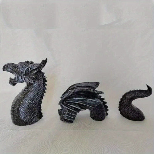 Planet Gates Black Tap 1pc, Large Dragon Resin Statue, Gothic Resin Crafts Ornaments, Tree Decor, Room Decor, Home Decor, Scene Decor, Desktop Decor