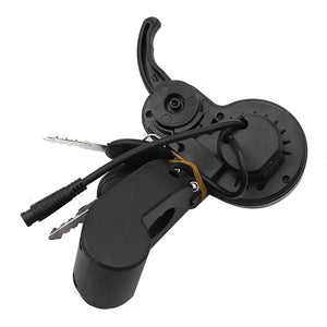 Planet Gates Black TF-100 LCD Display Throttle Meter Dashboard 6PIN Switch With Electric Door Lock Key For KUGOO M4 Electric Scooter