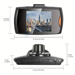 Planet Gates Black / U3 Full Car DVR Recorder With 140° Wide Angle View - Capture Every Moment While You Drive!