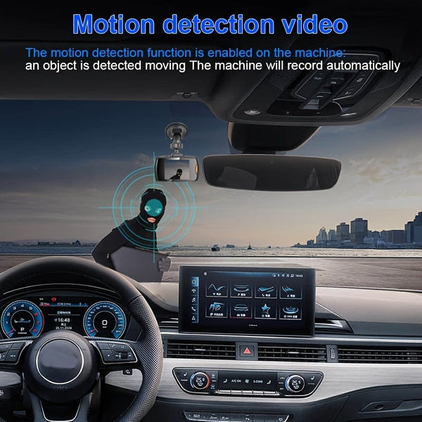Planet Gates Black / U3 Full Car DVR Recorder With 140° Wide Angle View - Capture Every Moment While You Drive!