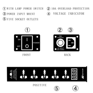 Planet Gates Black / UK Plug HIFI MATIHUR power filter socket power purifier audio platoon high quality advanced audio power purifier filter