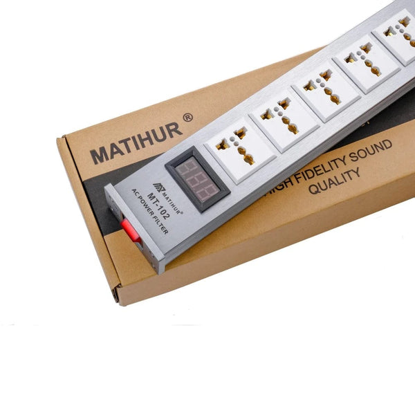 Planet Gates Black / UK Plug HIFI MATIHUR power filter socket power purifier audio platoon high quality advanced audio power purifier filter