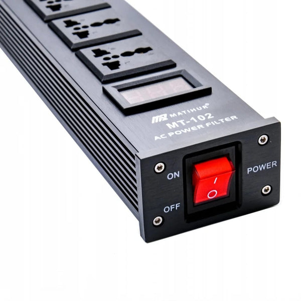 Planet Gates Black / UK Plug HIFI MATIHUR power filter socket power purifier audio platoon high quality advanced audio power purifier filter