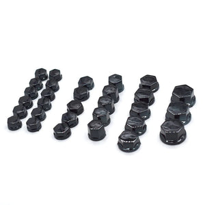 Planet Gates black Universal 30PCS motorcycle modeling plating nut decorative screw cap For Yamaha FZ1 FAZER FZ6 FZ6R FZ8 XJ6 MT01 MT03 MT-07 MT-09