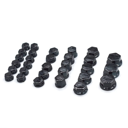 Planet Gates black Universal 30PCS motorcycle modeling plating nut decorative screw cap For Yamaha FZ1 FAZER FZ6 FZ6R FZ8 XJ6 MT01 MT03 MT-07 MT-09