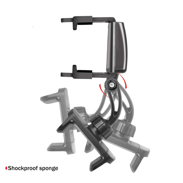 Planet Gates Black Universal 360 Rotatable Car Rearview Mirror Mount Stand Holder Stand Cradle For Cell Phone GPS Car Rear View Mirror Bracket
