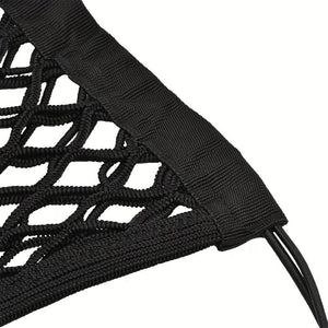 Planet Gates Black Universal Car Net Pocket Between Seats 3-Layer Car Mesh Organizer Car Seat Back Elastic Tidying Mesh Net Bag Car Net Barrier For Backseat Dogs