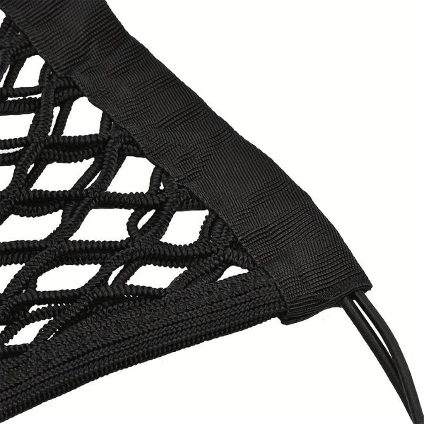 Planet Gates Black Universal Car Net Pocket Between Seats 3-Layer Car Mesh Organizer Car Seat Back Elastic Tidying Mesh Net Bag Car Net Barrier For Backseat Dogs