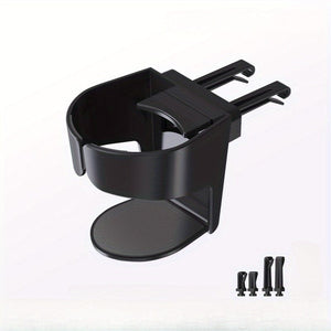 Planet Gates Black Universal Car Vent Cup Holder Air Outlet Clip Portable Bottled Canned Drink Water Cup Holder Auto Accessories