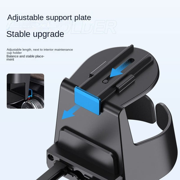 Planet Gates Black Universal Car Vent Cup Holder Air Outlet Clip Portable Bottled Canned Drink Water Cup Holder Auto Accessories