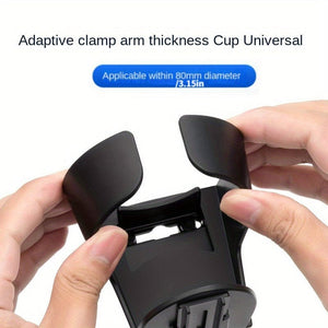 Planet Gates Black Universal Car Vent Cup Holder Air Outlet Clip Portable Bottled Canned Drink Water Cup Holder Auto Accessories
