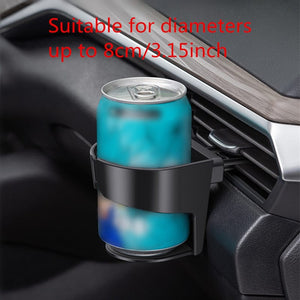 Planet Gates Black Universal Car Vent Cup Holder Air Outlet Clip Portable Bottled Canned Drink Water Cup Holder Auto Accessories