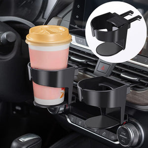 Planet Gates Black Universal Car Vent Cup Holder Air Outlet Clip Portable Bottled Canned Drink Water Cup Holder Auto Accessories