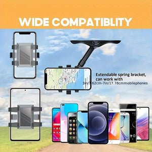 Planet Gates Black Universal Clip Rotatable And Retractable Car Phone Holder Driving Recorder Bracket DVR/GPS Mobile Phone Support