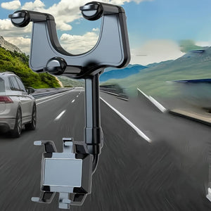 Planet Gates Black Universal Clip Rotatable And Retractable Car Phone Holder Driving Recorder Bracket DVR/GPS Mobile Phone Support