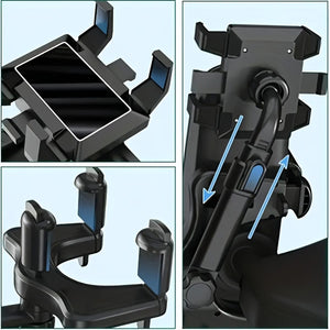 Planet Gates Black Universal Clip Rotatable And Retractable Car Phone Holder Driving Recorder Bracket DVR/GPS Mobile Phone Support