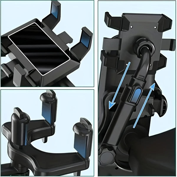 Planet Gates Black Universal Clip Rotatable And Retractable Car Phone Holder Driving Recorder Bracket DVR/GPS Mobile Phone Support