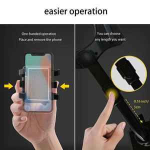 Planet Gates Black Universal Clip Rotatable And Retractable Car Phone Holder Driving Recorder Bracket DVR/GPS Mobile Phone Support