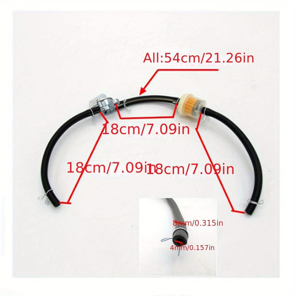 Planet Gates Black Universal Fuel Tap Gasoline Switch, Fuel Tap Gasoline Tap Faucet, For Generator Gas Engine Fuel Tanks