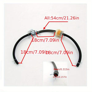 Planet Gates Black Universal Fuel Tap Gasoline Switch, Fuel Tap Gasoline Tap Faucet, For Generator Gas Engine Fuel Tanks