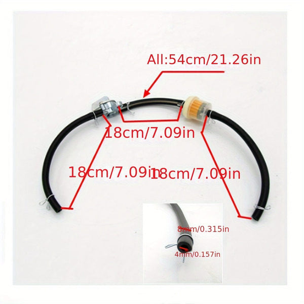 Planet Gates Black Universal Fuel Tap Gasoline Switch, Fuel Tap Gasoline Tap Faucet, For Generator Gas Engine Fuel Tanks