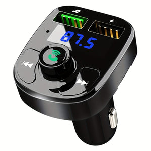 Planet Gates Black Upgrade Your Car Audio System with JaJaBor's Wireless FM Transmitter & USB Car Charger!