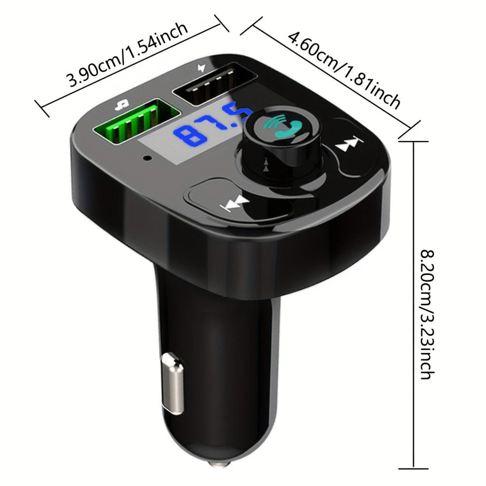 Planet Gates Black Upgrade Your Car Audio System with JaJaBor's Wireless FM Transmitter & USB Car Charger!