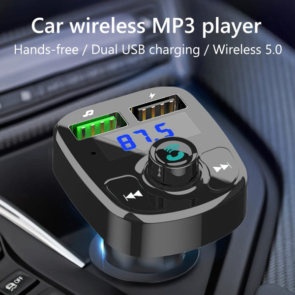 Planet Gates Black Upgrade Your Car Audio System with JaJaBor's Wireless FM Transmitter & USB Car Charger!