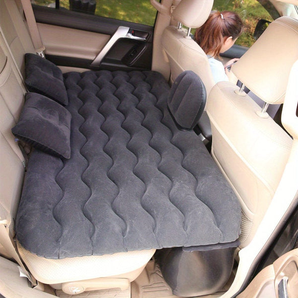 Planet Gates Black Upgrade Your Car With A Multifunctional Inflatable Bed & Sofa Pillow - Perfect For Camping & Travel!