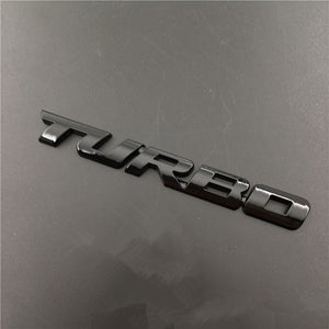 Planet Gates Black Upgrade Your Car With A Premium 3D Metal Turbo Emblem - Zinc Alloy Decal Sticker For All Cars! Car Tailgate Badge Decoration Auto Accessories