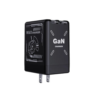Planet Gates Black - US Plug 20W GaN Fast Charging USB C Charger Super Charge Adapter Multi-protocol Compatibility Charger For Huawei iPhone Samsung New