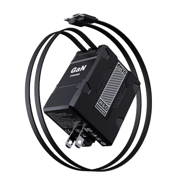 Planet Gates Black-US Plug Total 20W USB C Charger GaN Fast Charging Wall Charger For iPhone Samsung Xiaomi Quick Charge EU/US Plug Phone Charger Adapter