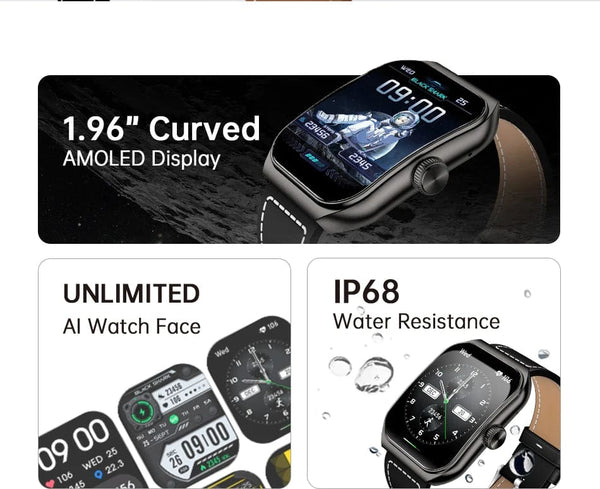 Planet Gates Black / uzbekistan Black Shark Watch GT3 Global Version 24H Health Monitoring 1.96'' Curved Display 10 Days Battery Life 100+ Sport Modes IP68