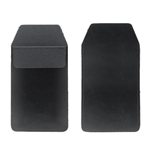 Planet Gates Black Vintage Leather Pen Pocket Multi-funcational Pen Sleeve Pen Holder Case for Office Women Men Doctor Nurse Artist Teacher Gift