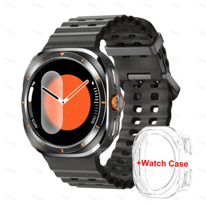 Planet Gates black Vwar Watch 7 Ultra 47mm Smart Watch IP68 Waterproof Bluetooth Call Compass Smartwatch for Men Women 1.43" AMOLED Screen SpO2