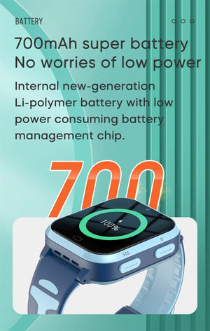 Planet Gates black watch KGG 4G Kids Smart Watch ROM 8GB Video Call Phone Watch Call Back Monitor Alarm Clock Phone Android Watch Children Smartwatch.