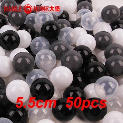Planet Gates BLACK WHITE GRAY / CHINA Outdoor Sport Ball Eco-Friendly Water Pool Ocean Wave Ball 50pcs 5.5cm Stress Air Ball Funny Toys for Children Kid Ballenbak