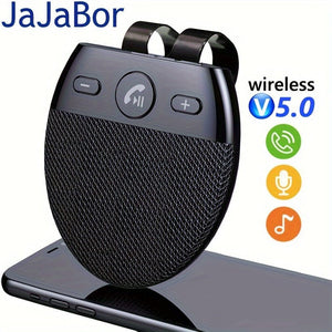 Planet Gates Black Wireless Car Kit: Hands-Free Speakerphone, MP3 Music Player, Auto Power On & Dual Phone Connectivity