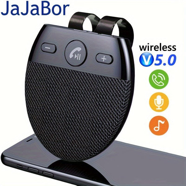 Planet Gates Black Wireless Car Kit: Hands-Free Speakerphone, MP3 Music Player, Auto Power On & Dual Phone Connectivity