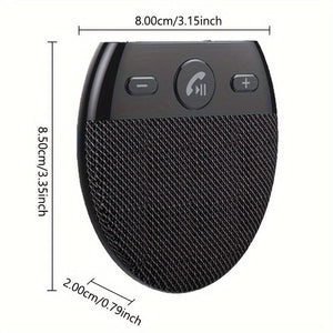 Planet Gates Black Wireless Car Kit: Hands-Free Speakerphone, MP3 Music Player, Auto Power On & Dual Phone Connectivity