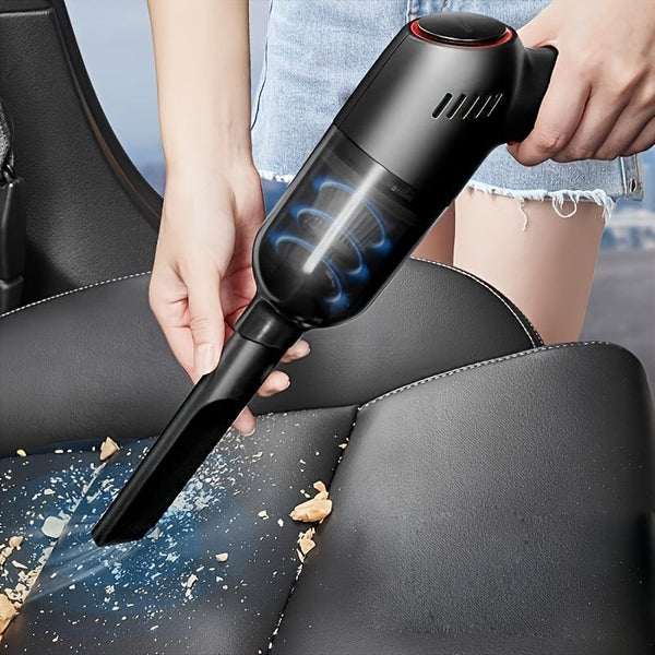 Planet Gates Black Wireless Car Vacuum Cleaner Handheld Electric Cleaning Tool Strong Suction For Home & Car Use Mini Portable Car Vacuum Cleaner Pet Hair Cleaner
